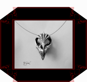 LilySeedorna-OrnamentumExMedio-Anhänger_Hähne-Vogelschädel-front-organisches_fantastisches_barockes_Design-Autorenschmuck-Fantasyschmuck-Gothic-Silber-Drachenschmuck-Lily-Seedorna_ist_eingetragenes_Markenzeichen LilySeedorna-OrnamentumExMedio-Anhänger_Hähne-Vogelschädel-front-organisches_fantastisches_barockes_Design-Autorenschmuck-Fantasyschmuck-Gothic-Silber-Drachenschmuck-Lily-Seedorna_ist_eingetragenes_Markenzeichen